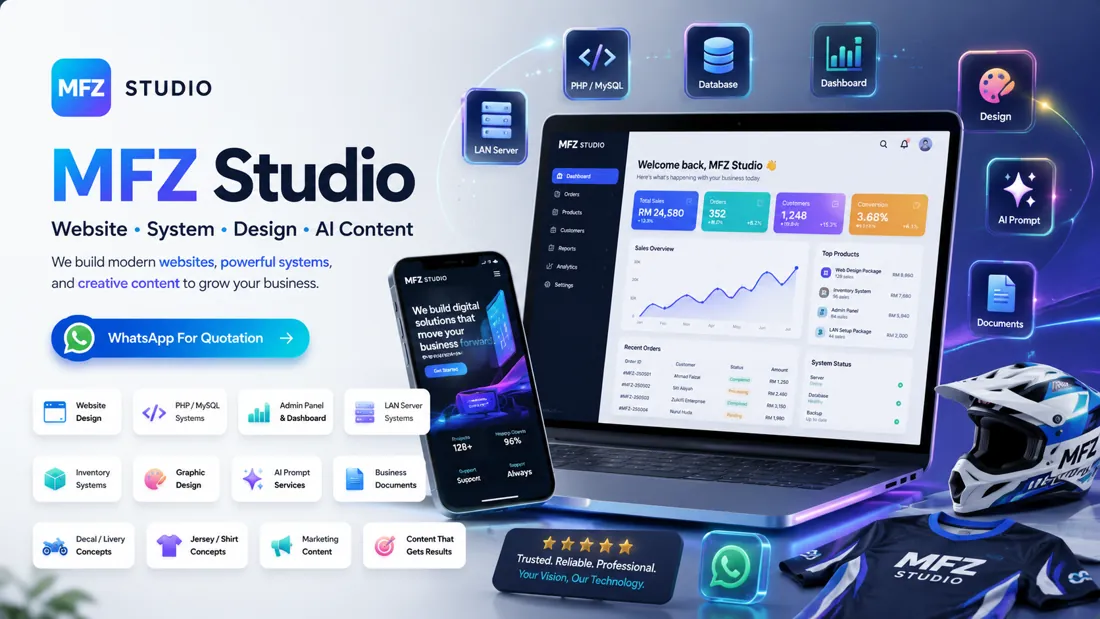 MFZ Studio Homepage Concept
